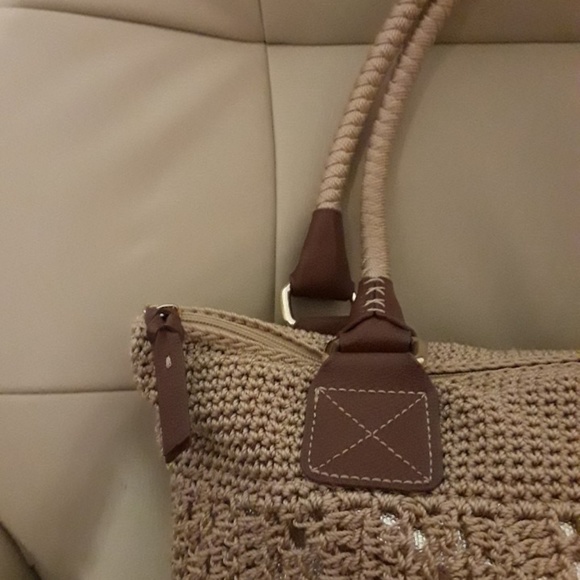 The Sak gold glitter woven bag - Picture 3 of 4